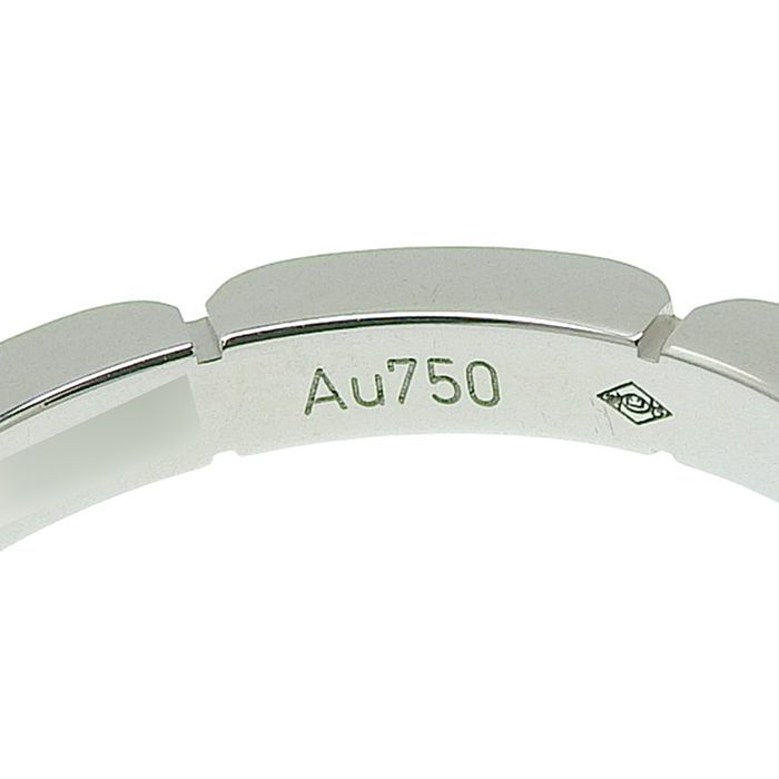 Cartier Mayon Panthère Ring 18K White Gold 750 White Gold #58 Equivalent To