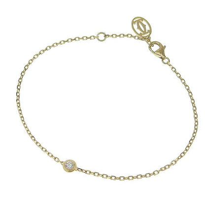 Cartier D'amour Diamond Bracelet SM 18K Yellow Gold 750 Yellow Gold Diamond