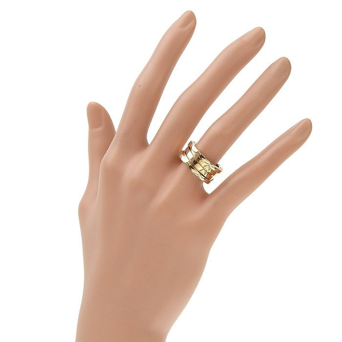 Bvlgari Bulgari B-zero1 3 Band Ring 18K Pink Gold 750 Pink Gold #49 Equivalent