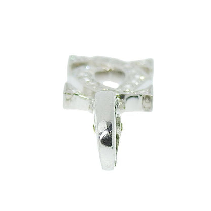 Cartier 2ccharm Diamond Pendant Top 18K White Gold 750 White Gold Diamond Charm