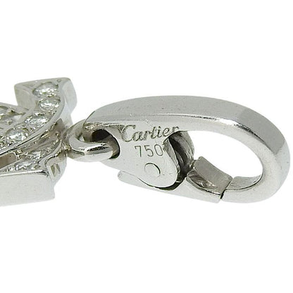 Cartier 2ccharm Diamond Pendant Top N301010100 18K White Gold 750 White Gold
