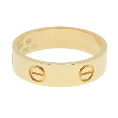 Cartier Love Ring Classic Model 18K Pink Gold 750 Pink Gold #59 Approx 19