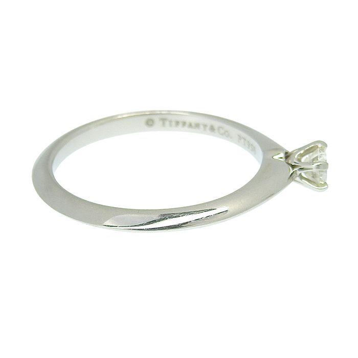 Tiffany & Co Tiffany & Co Solitaire Diamond Ring Pt950 Platinum Diamonds 0.20ct