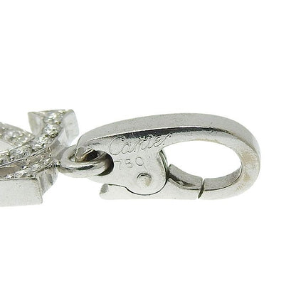 Cartier 2ccharm Diamond Pendant Top N301010100 18K White Gold 750 White Gold