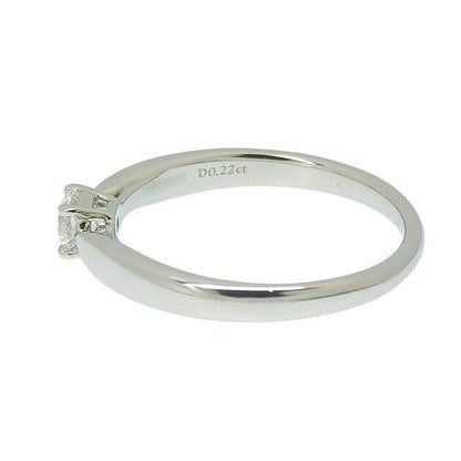 Tiffany & Co Harmony Solitaire Diamond Ring Pt950 Platinum Diamond 0.22ct No 11