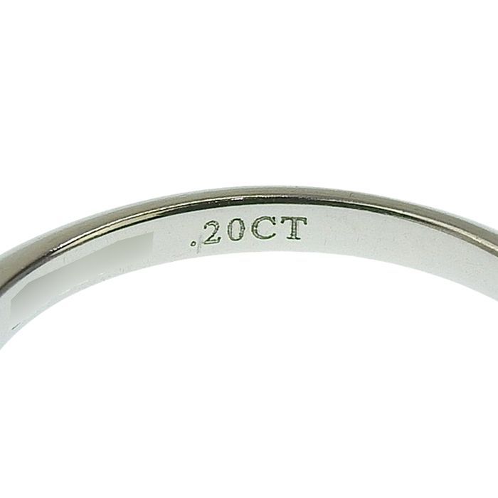Tiffany & Co Tiffany & Co Solitaire Diamond Ring Pt950 Platinum Diamonds 0.20ct
