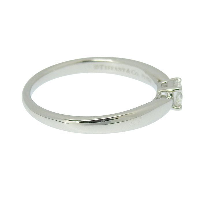 Tiffany & Co Harmony Solitaire Diamond Ring Pt950 Platinum Diamond 0.22ct No 11