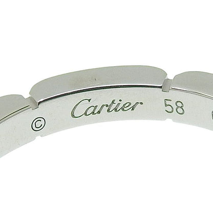 Cartier Mayon Panthère Ring 18K White Gold 750 White Gold #58 Equivalent To