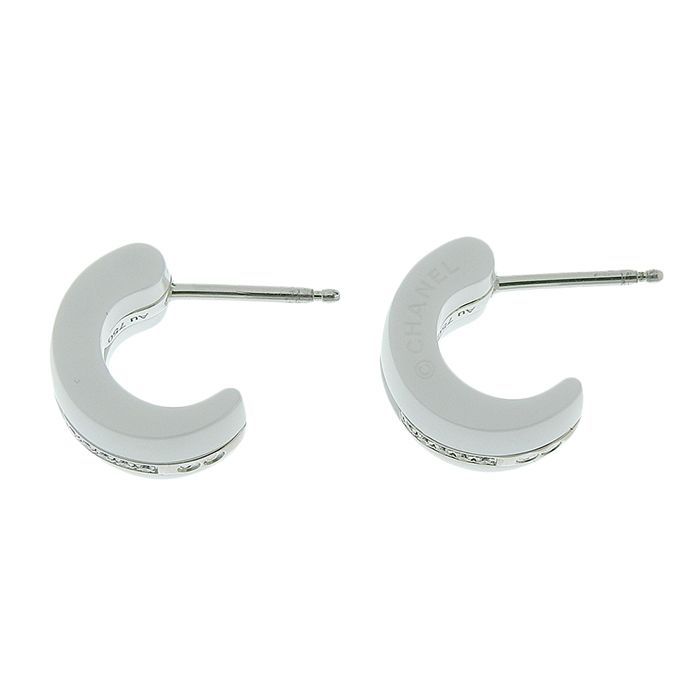 Chanel Ultra Collection Diamond Earrings J4303 18K White Gold 750 White Gold CE