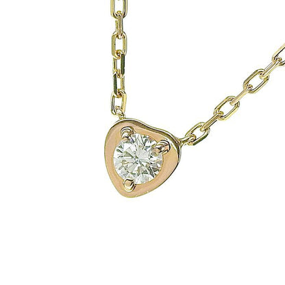 Cartier Diamants Léger Heart Diamond Necklace B7059400 18K Pink Gold 750 Pink