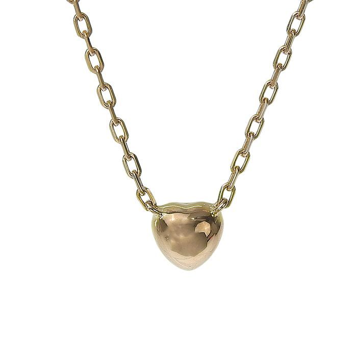 Cartier Diamants Léger Heart Diamond Necklace B7059400 18K Pink Gold 750 Pink
