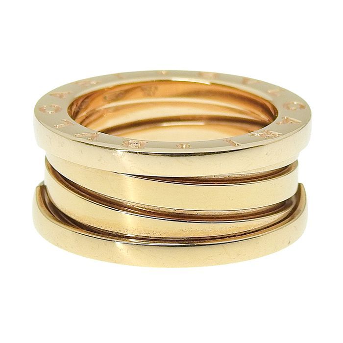 Bvlgari Bulgari B-zero1 3 Band Ring 18K Pink Gold 750 Pink Gold #49 Equivalent