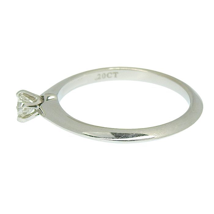 Tiffany & Co Tiffany & Co Solitaire Diamond Ring Pt950 Platinum Diamonds 0.20ct