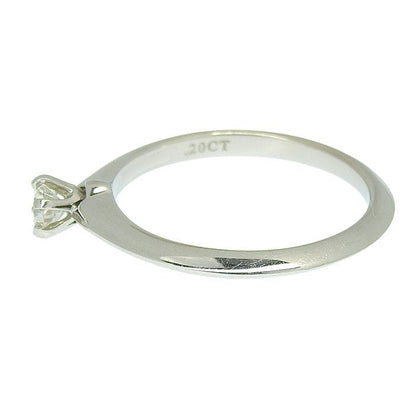 Tiffany & Co Tiffany & Co Solitaire Diamond Ring Pt950 Platinum Diamonds 0.20ct