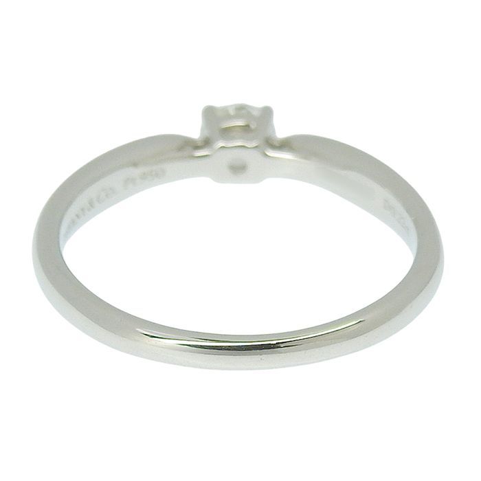 Tiffany & Co Harmony Solitaire Diamond Ring Pt950 Platinum Diamond 0.22ct No 11