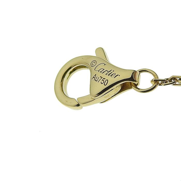 Cartier Amulet De Cartier XS Chrysoprase Diamond Bracelet 18K Yellow Gold 750