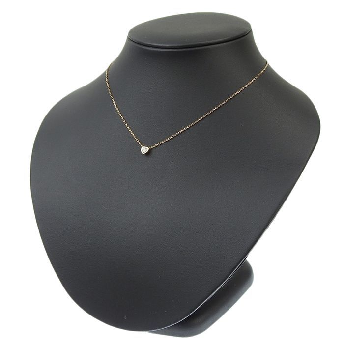 Cartier Diamants Léger Heart Diamond Necklace B7059400 18K Pink Gold 750 Pink