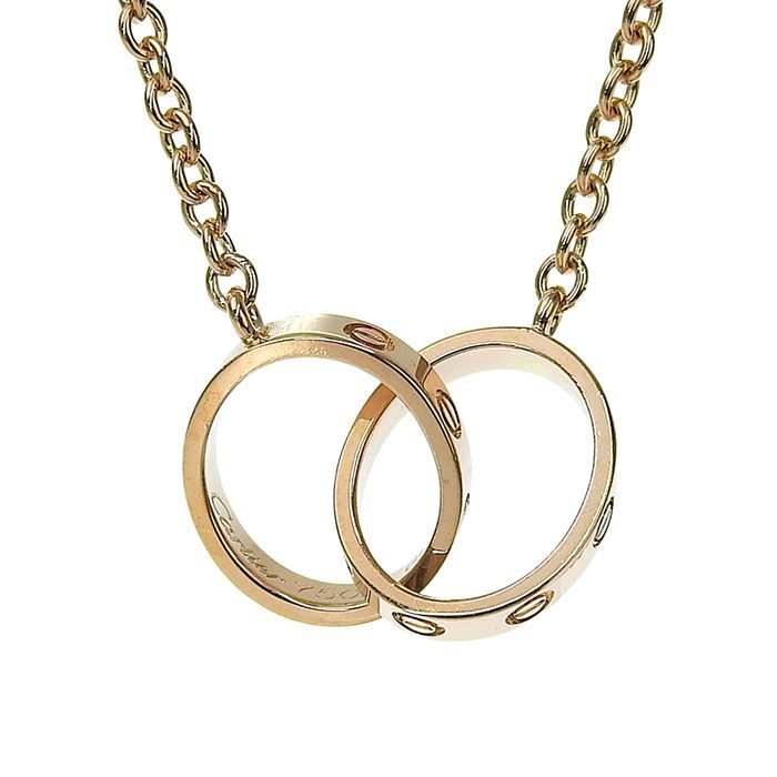 Cartier Baby Love Necklace 18K Pink Gold 750 Pink Gold 44.5cm (17.52in)