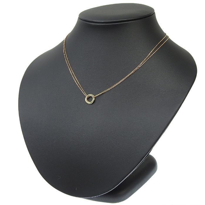 Cartier Trinity Necklace B7218200 18K Yellow Gold 18K White Gold 18K Pink Gold
