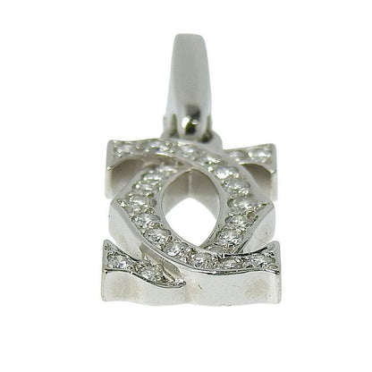 Cartier 2ccharm Diamond Pendant Top N301010100 18K White Gold 750 White Gold