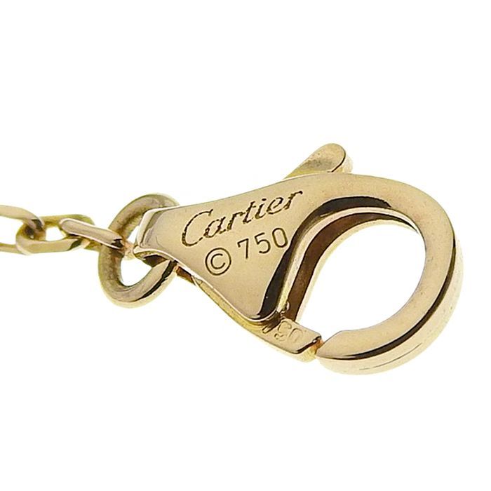 Cartier C Heart Small Diamond Necklace 18K Pink Gold 750 Pink Gold Diamond