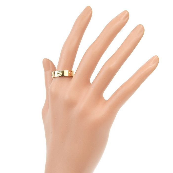 Cartier Love Ring Classic Model 18K Pink Gold 750 Pink Gold #59 Approx 19