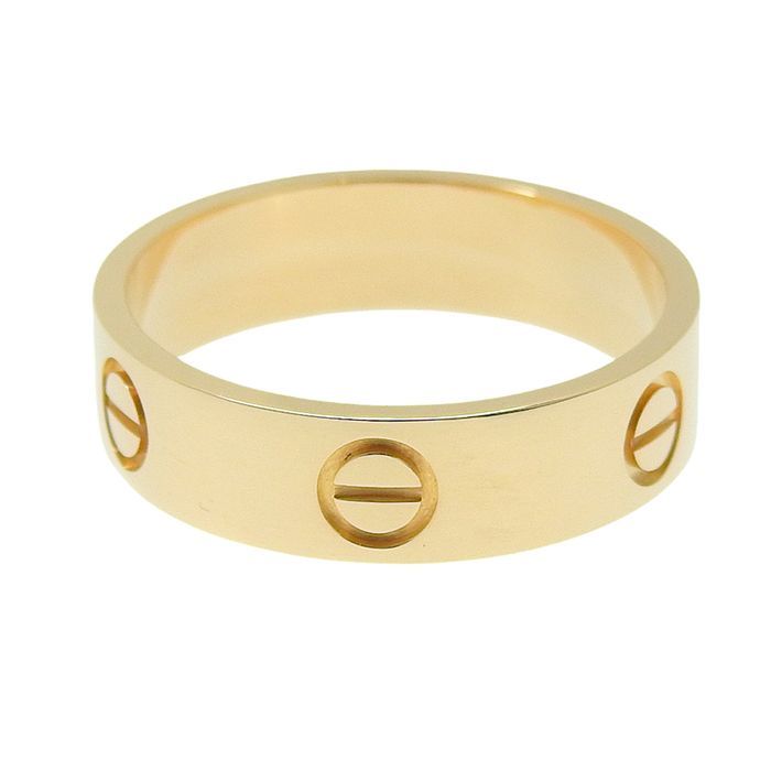 Cartier Love Ring Classic Model 18K Pink Gold 750 Pink Gold #59 Approx 19
