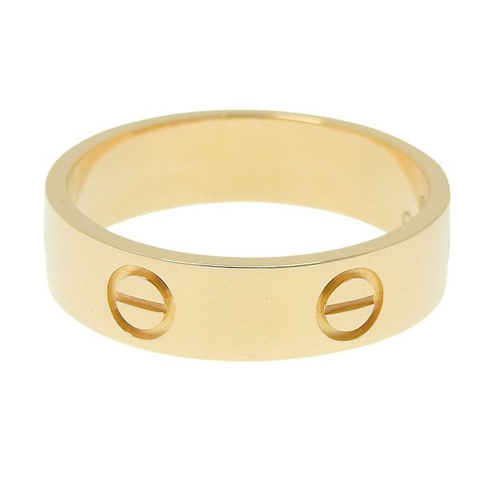 Cartier Love Ring Classic Model 18K Pink Gold 750 Pink Gold #59 Approx 19