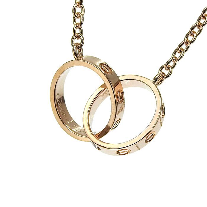 Cartier Baby Love Necklace 18K Pink Gold 750 Pink Gold 44.5cm (17.52in)