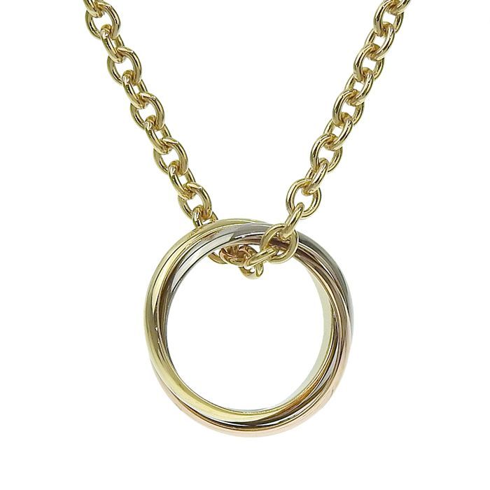Cartier Trinity Necklace 18K Yellow Gold 18K White Gold 18K Pink Gold 750