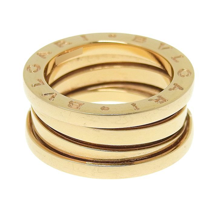 Bvlgari Bulgari B-zero1 3 Band Ring 18K Pink Gold 750 Pink Gold #49 Equivalent