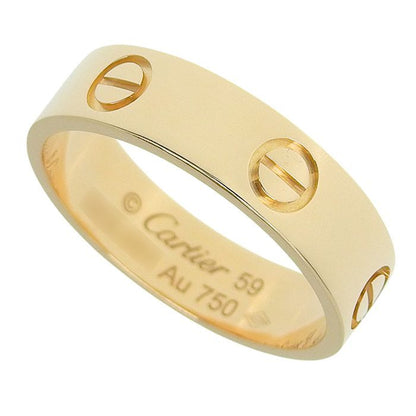 Cartier Love Ring Classic Model 18K Pink Gold 750 Pink Gold #59 Approx 19