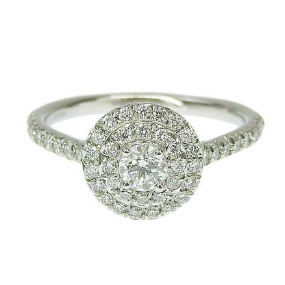 Tiffany & Co Soleste Diamond Ring Pt950 Platinum Diamond Approx Size 8.5 Ring