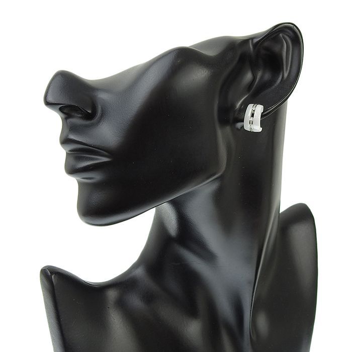 Chanel Ultra Collection Diamond Earrings J4303 18K White Gold 750 White Gold CE