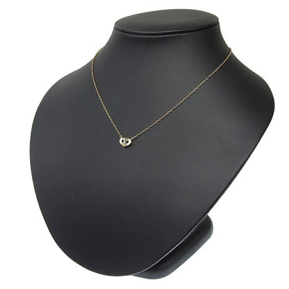 Cartier C Heart Small Diamond Necklace 18K Pink Gold 750 Pink Gold Diamond