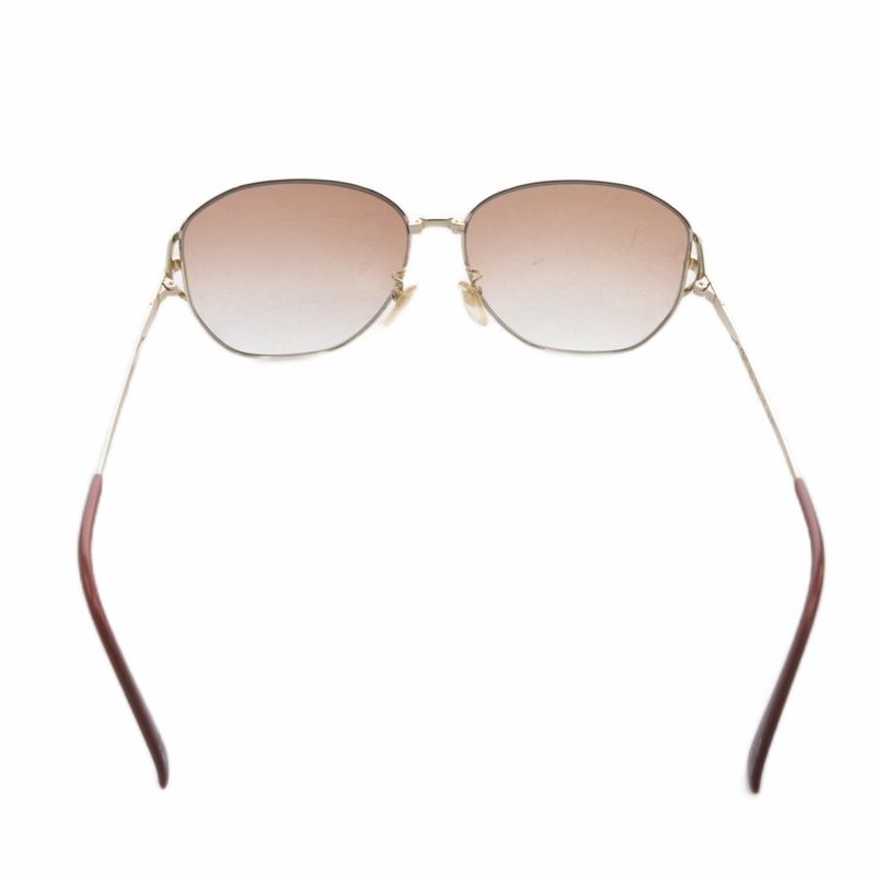 Balenciaga Sunglasses Gradient 59□14-135 Gold Color Red Bo-952