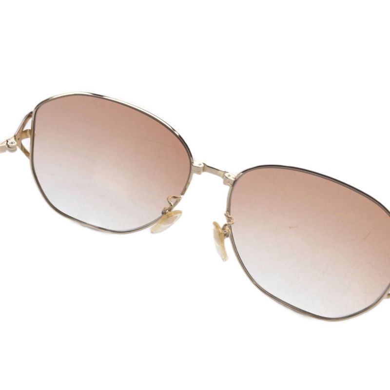 Balenciaga Sunglasses Gradient 59□14-135 Gold Color Red Bo-952