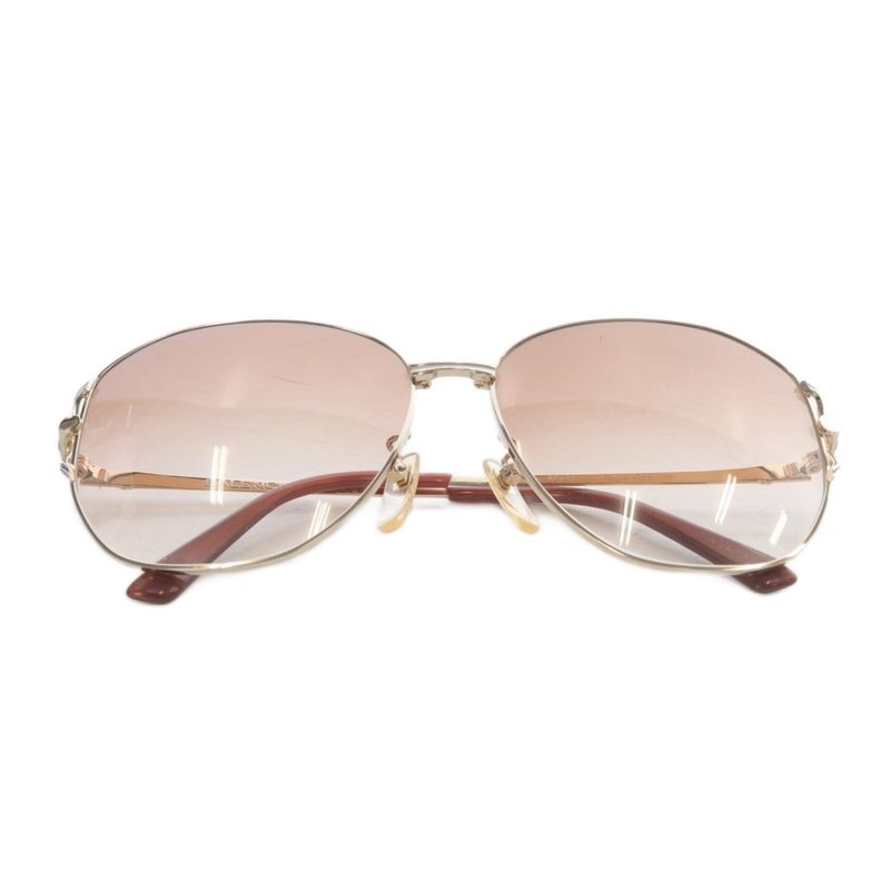 Balenciaga Sunglasses Gradient 59□14-135 Gold Color Red Bo-952