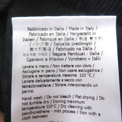 □fendi 2020 Fzy131 Side Logo Label Light Hand Sweater Long Sleeve Knit Black 44