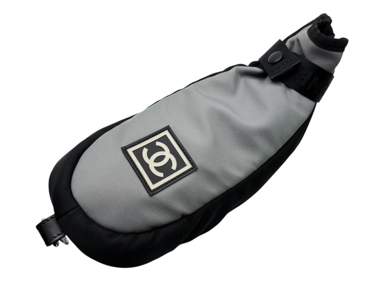 Chanel Sports Line Golf Club Head Cover CC Logo Nylon Black