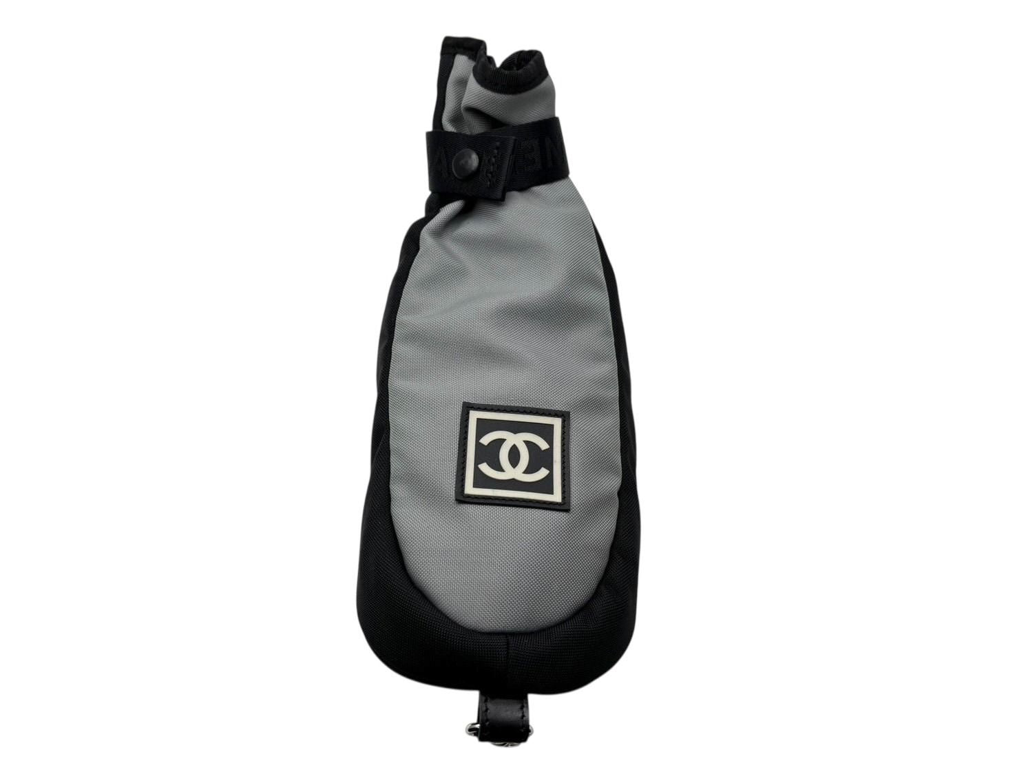 Chanel Sports Line Golf Club Head Cover CC Logo Nylon Black — view 3