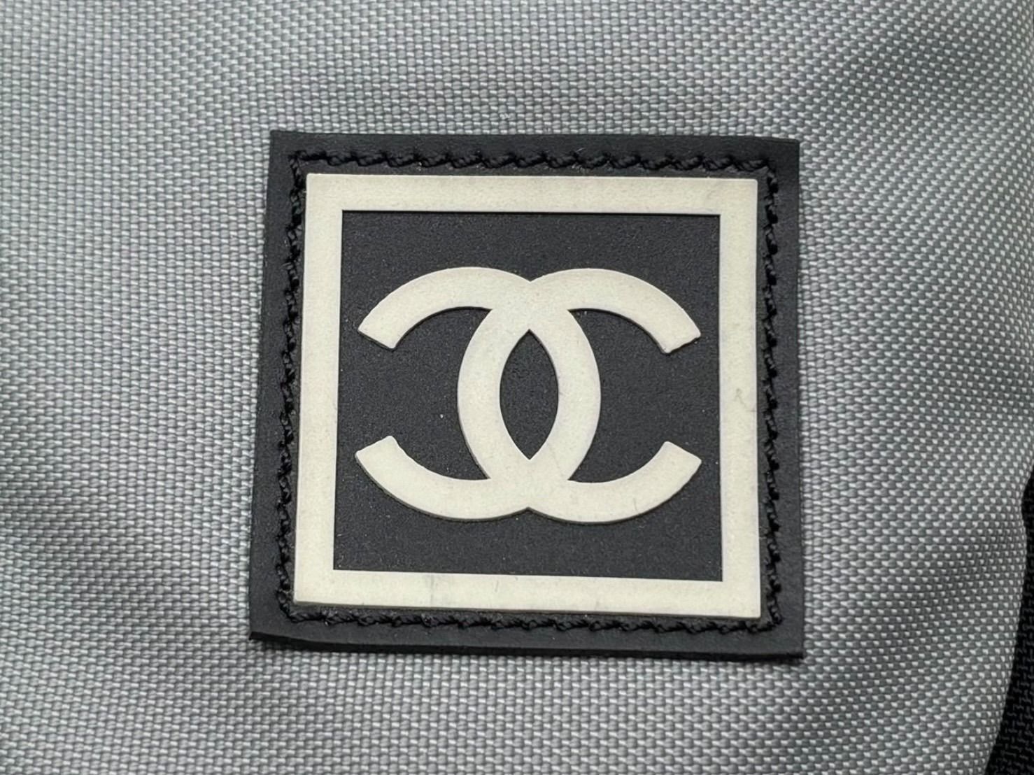 Chanel Sports Line Golf Club Head Cover CC Logo Nylon Black — view 8