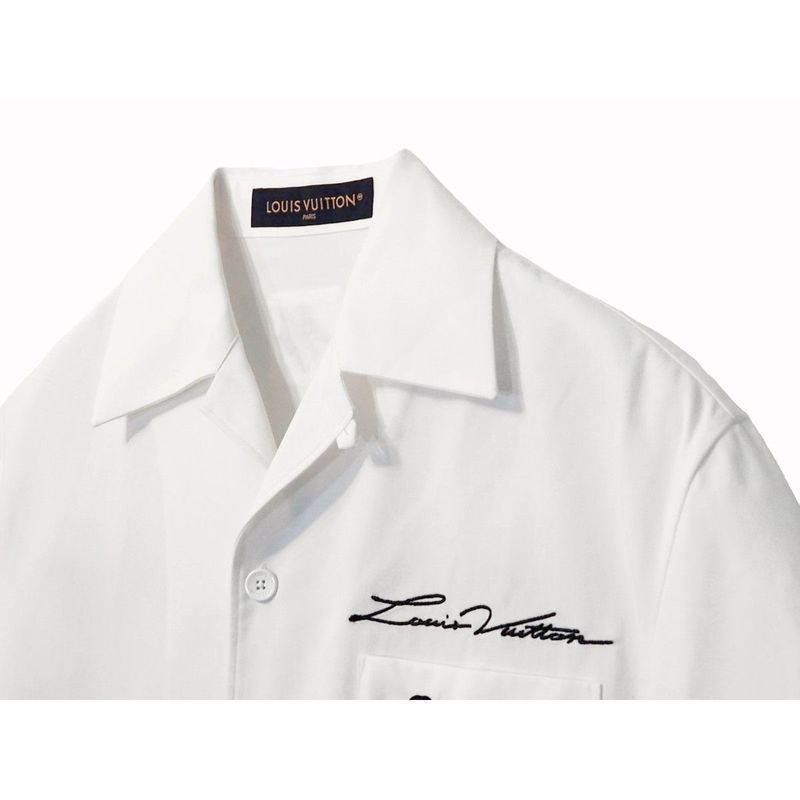 Louis Vuitton Short Sleeve Shirt Short Sleeve Tops Men's Marque Lvuitton