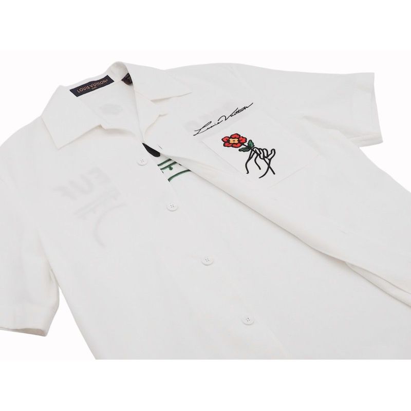 Louis Vuitton Short Sleeve Shirt Short Sleeve Tops Men's Marque Lvuitton
