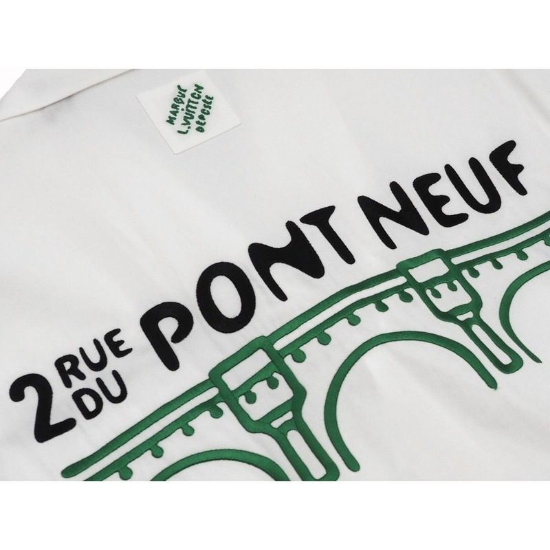 Louis Vuitton Short Sleeve Shirt Short Sleeve Tops Men's Marque Lvuitton