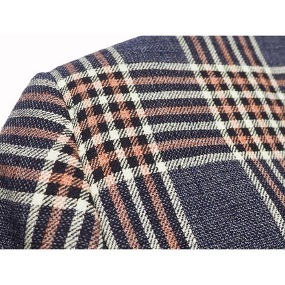 Gucci Jacket Outerwear Single Breasted Casual Women's Check Navy Light Pink