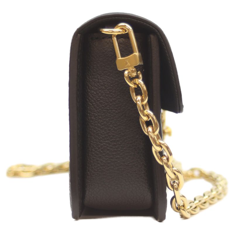 Louis Vuitton M82637 Monogram Amplant Black Wallet On Chain Metis