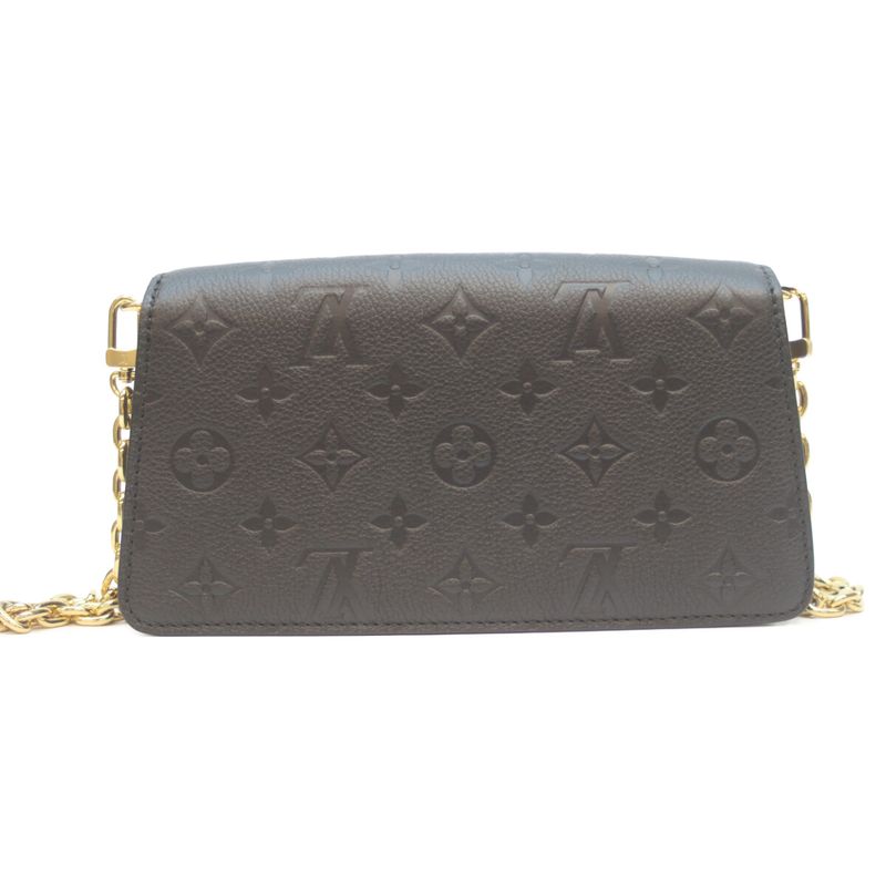 Louis Vuitton M82637 Monogram Amplant Black Wallet On Chain Metis