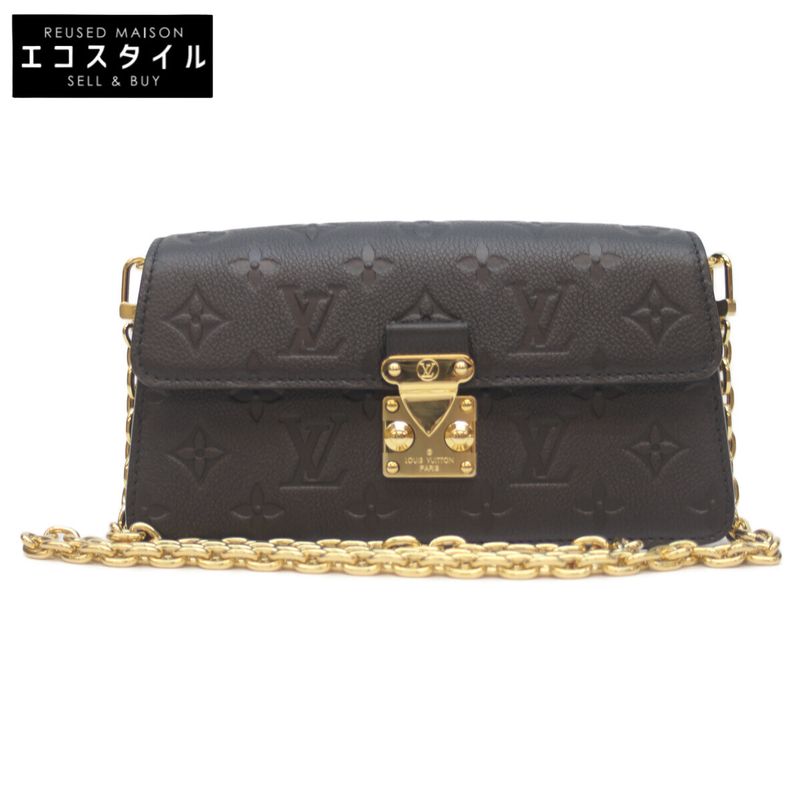 Louis Vuitton M82637 Monogram Amplant Black Wallet On Chain Metis