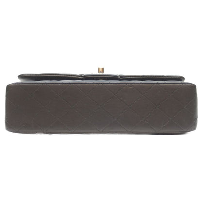 Chanel A01112 No 14 Black Lamb Silver Hardware W Flap Matelasse 25